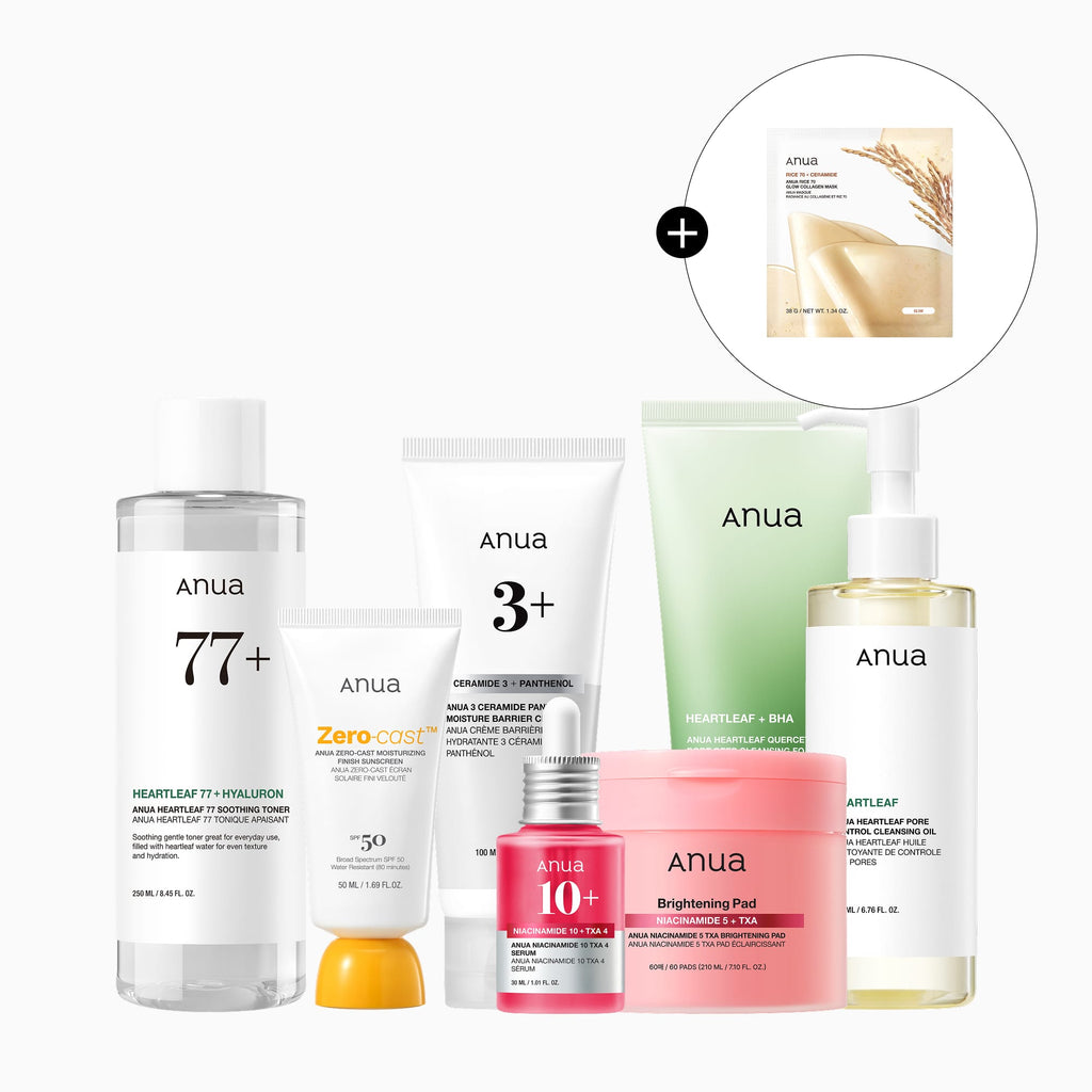 7 day Korean Glass Skin Routine Set