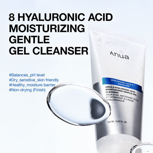 8 Hyaluronic Acid Moisturizing Gentle Gel Cleanser