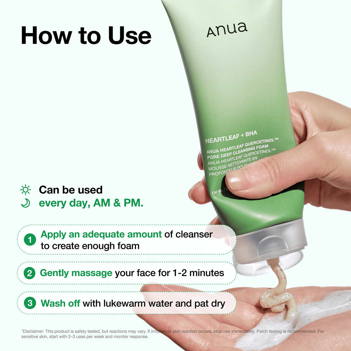 Heartleaf Quercetinol Pore Deep Cleansing Foam