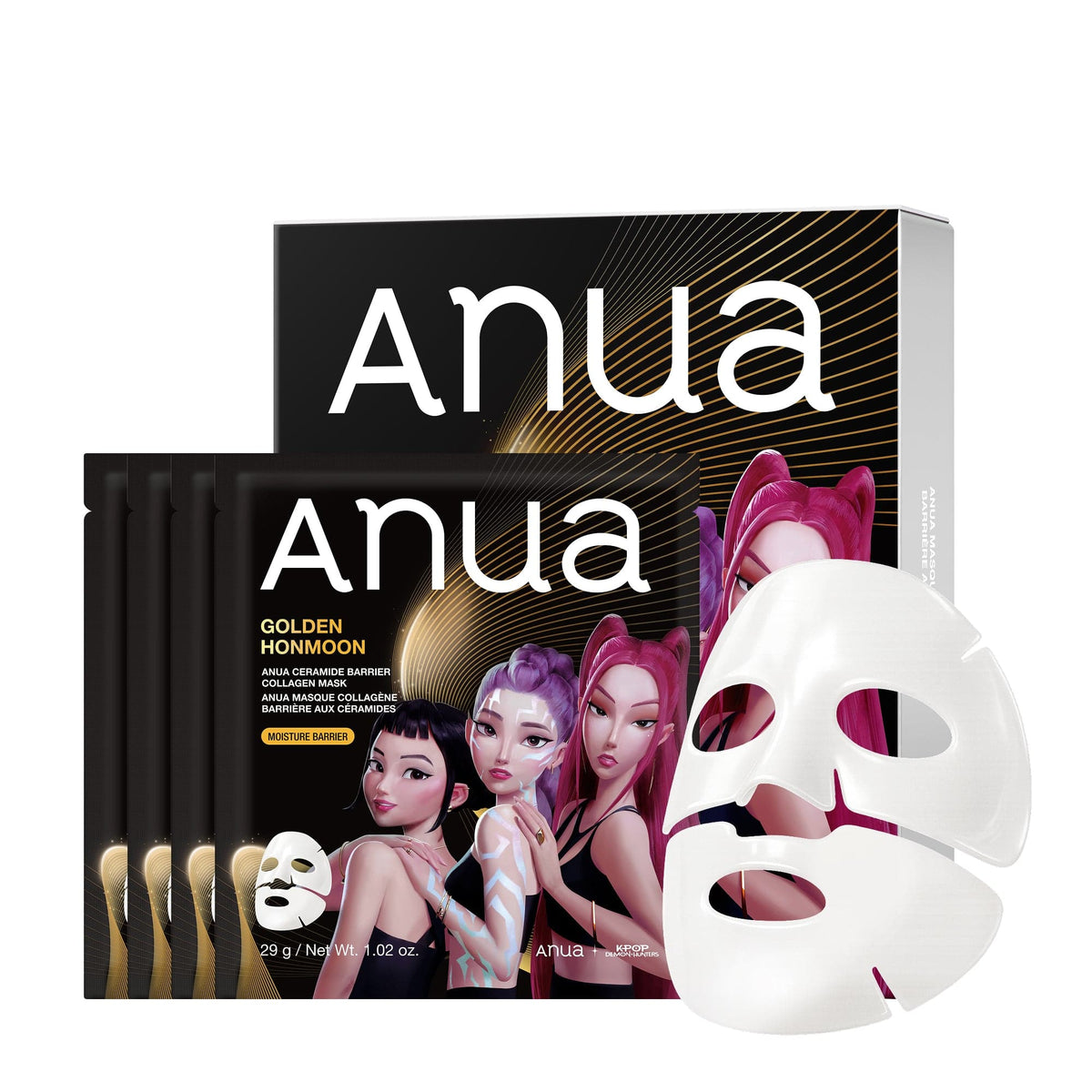 Golden Honmoon Barrier Collagen Mask 4ea