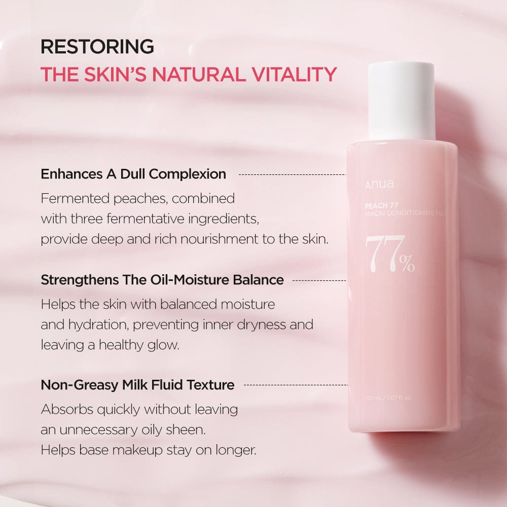 Peach 77 Niacin Conditioning Milk