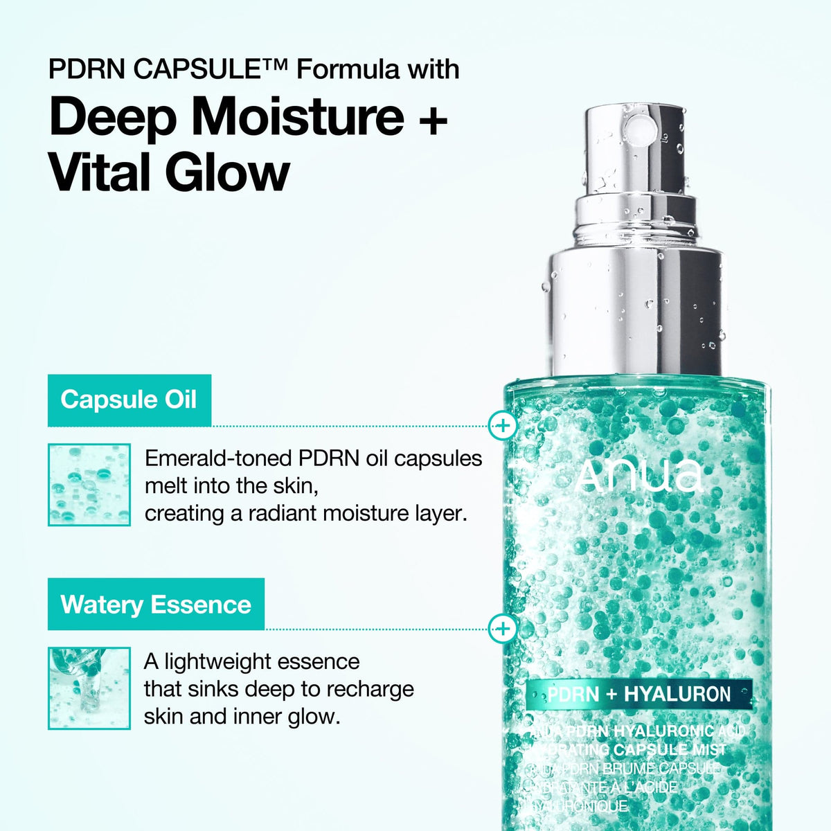 Anua - PDRN Hyaluronic Acid Hydrating Capsule Mist 100ml