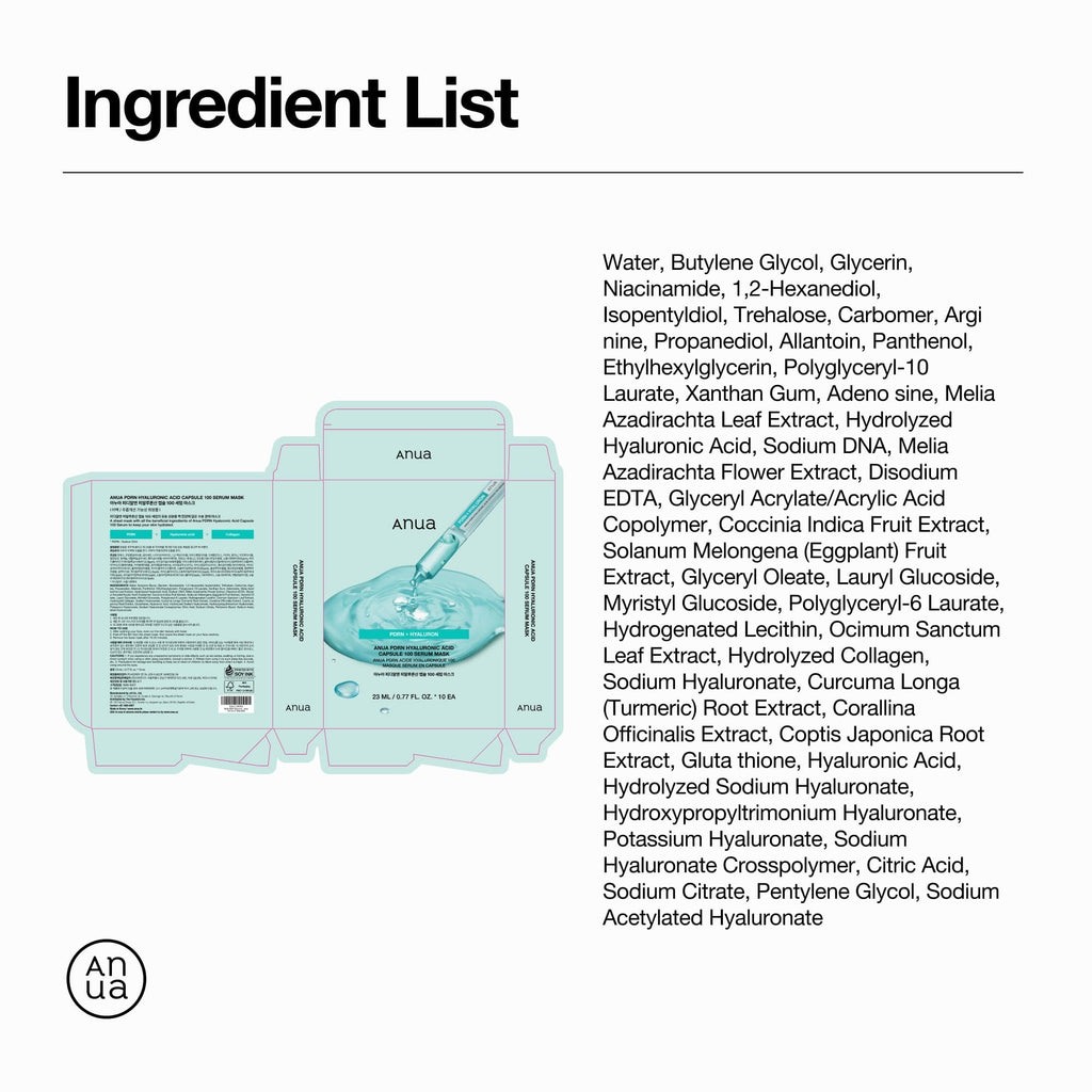 PDRN Hyaluronic Acid Capsule 100 Serum Mask
