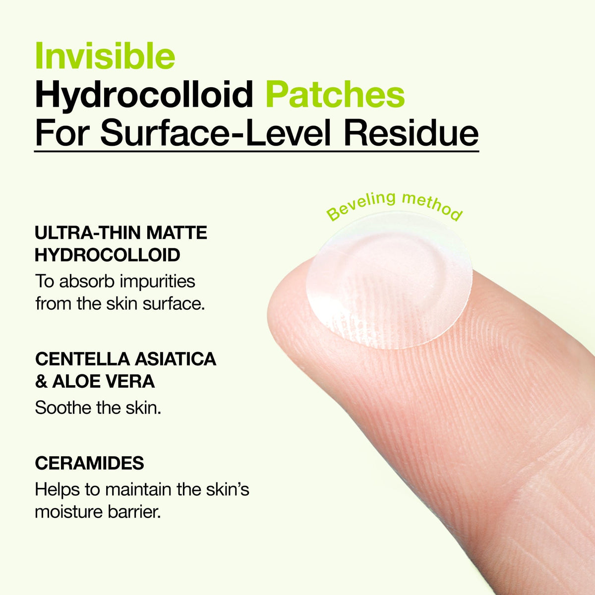 Ultra-Thin Spot Cover Patch