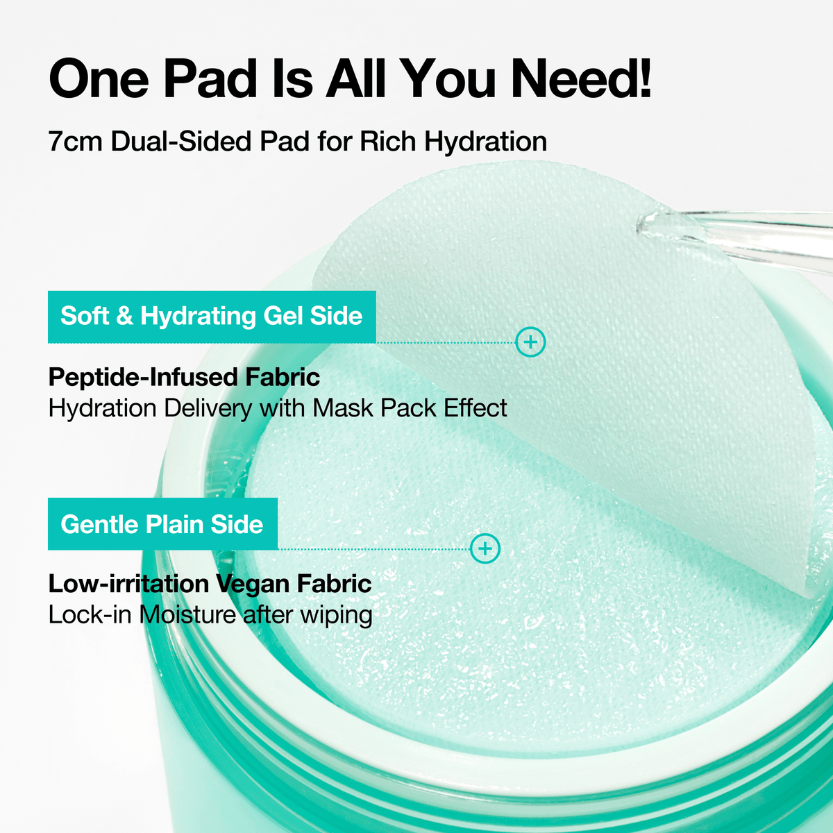 PDRN 100 Hyaluronic Acid Glow Pad