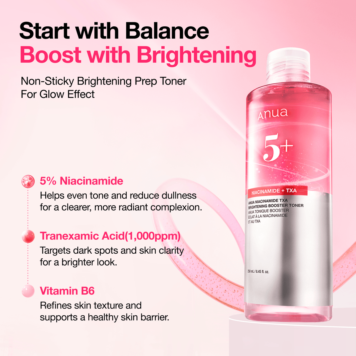 Niacinamide Tranexamic Acid Brightening Booster Toner